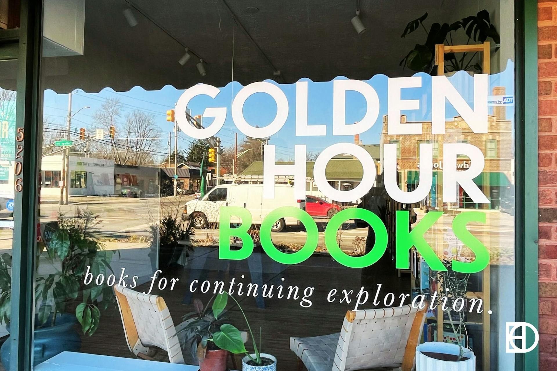 Exterior photo of Golden Hour Books