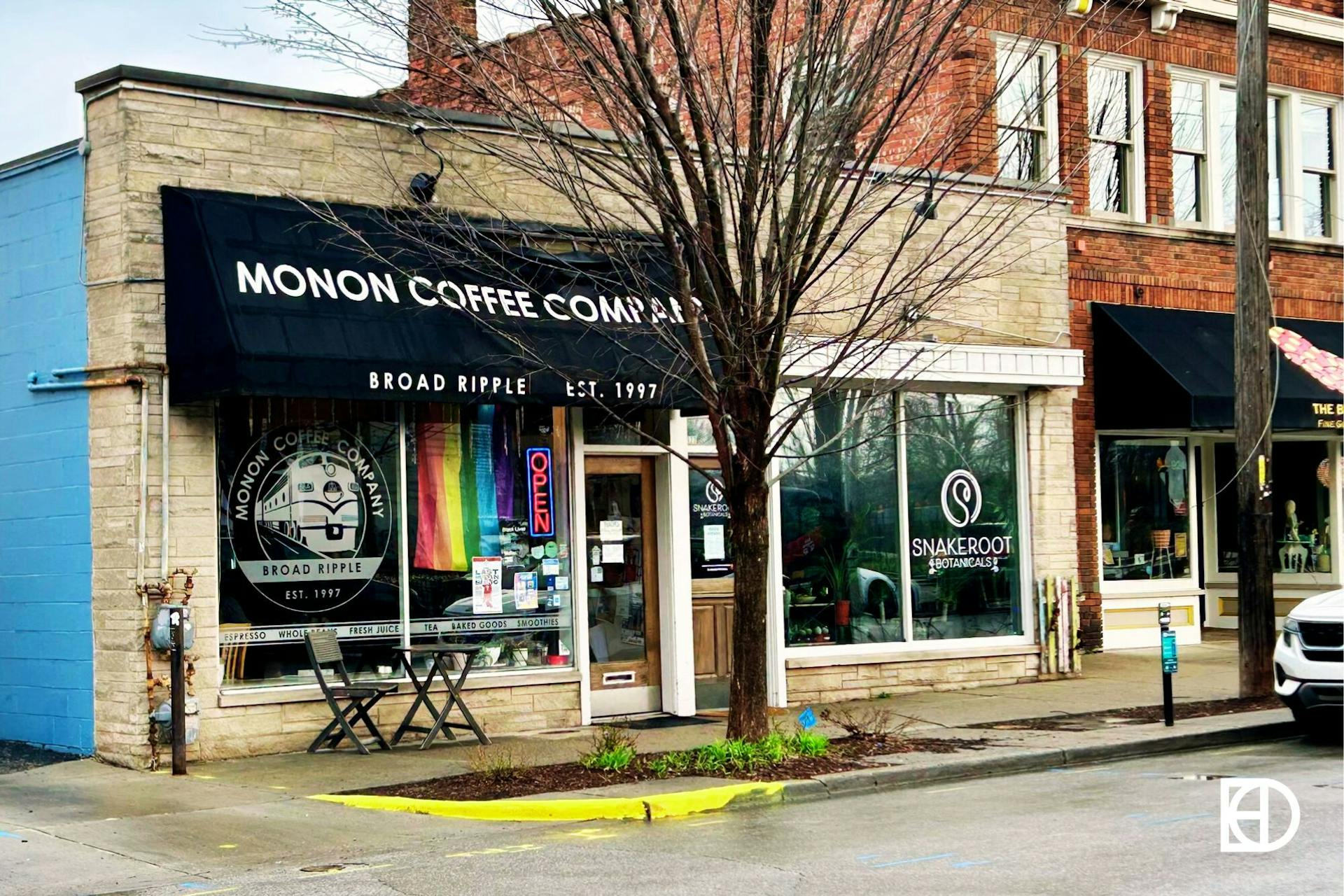 Exterior photo of Monon Coffee Company