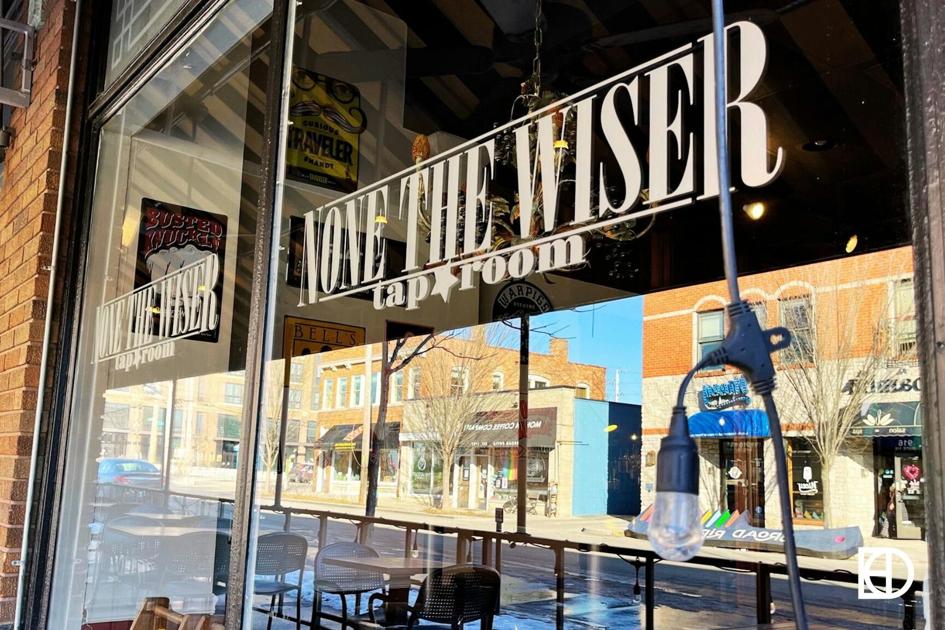Exterior photo of None the Wiser Taproom