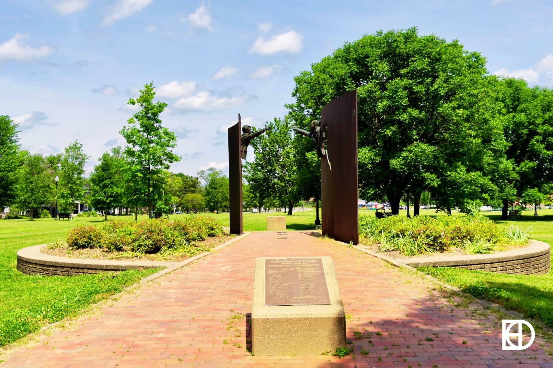 Outdoor photo of Kennedy King park and Memorial