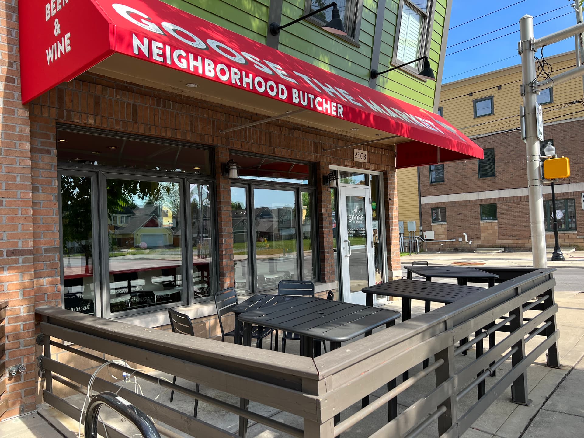 Exterior photo of Goose the Market