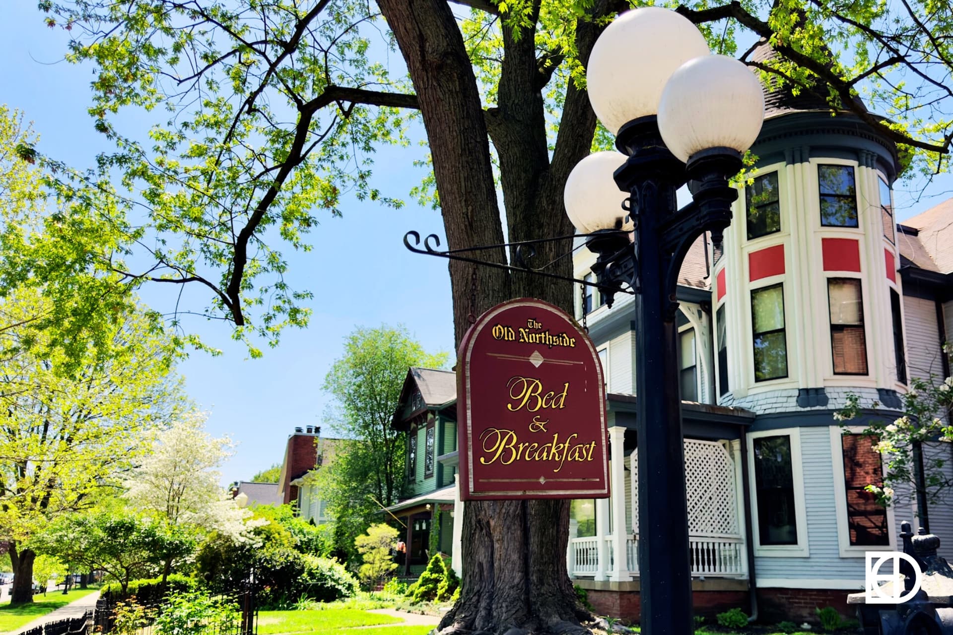 Photo of the signage of the Old Northside B&B