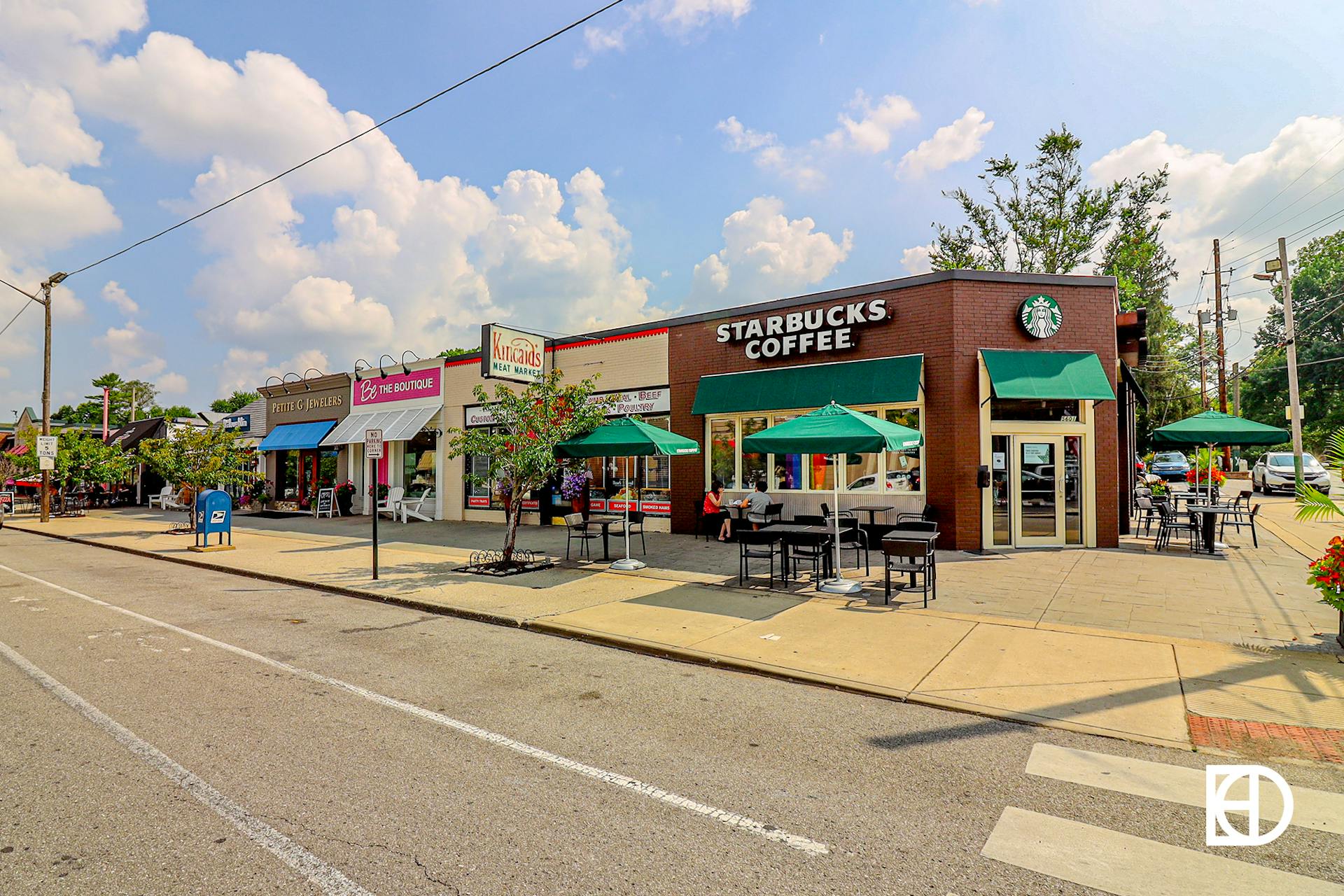 Photo of the exterior of Starbucks
