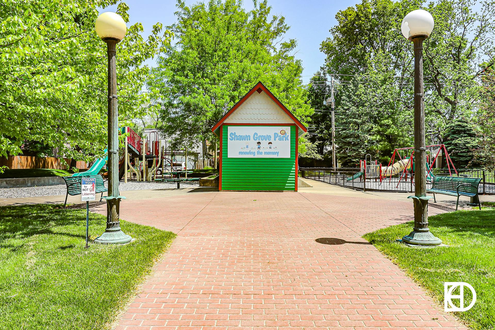 Exterior photo of Shawn Grove Park