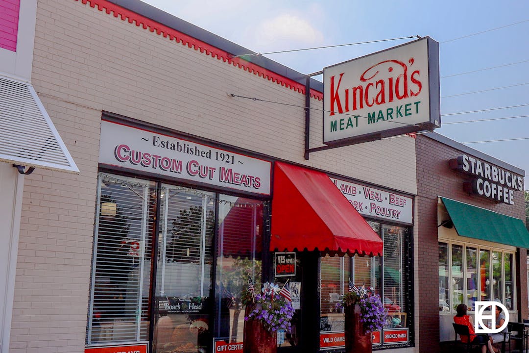 Photo of the exterior of Kincaid's Meat Market
