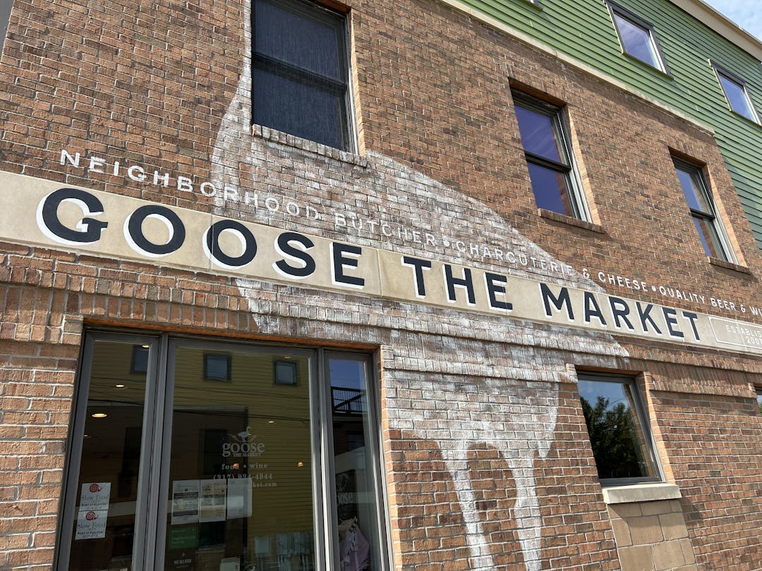 Exterior photo of Goose the Market