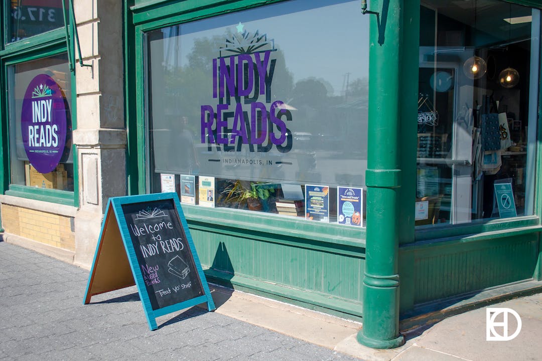Photo of the exterior of Indy Reads in Fountain Square
