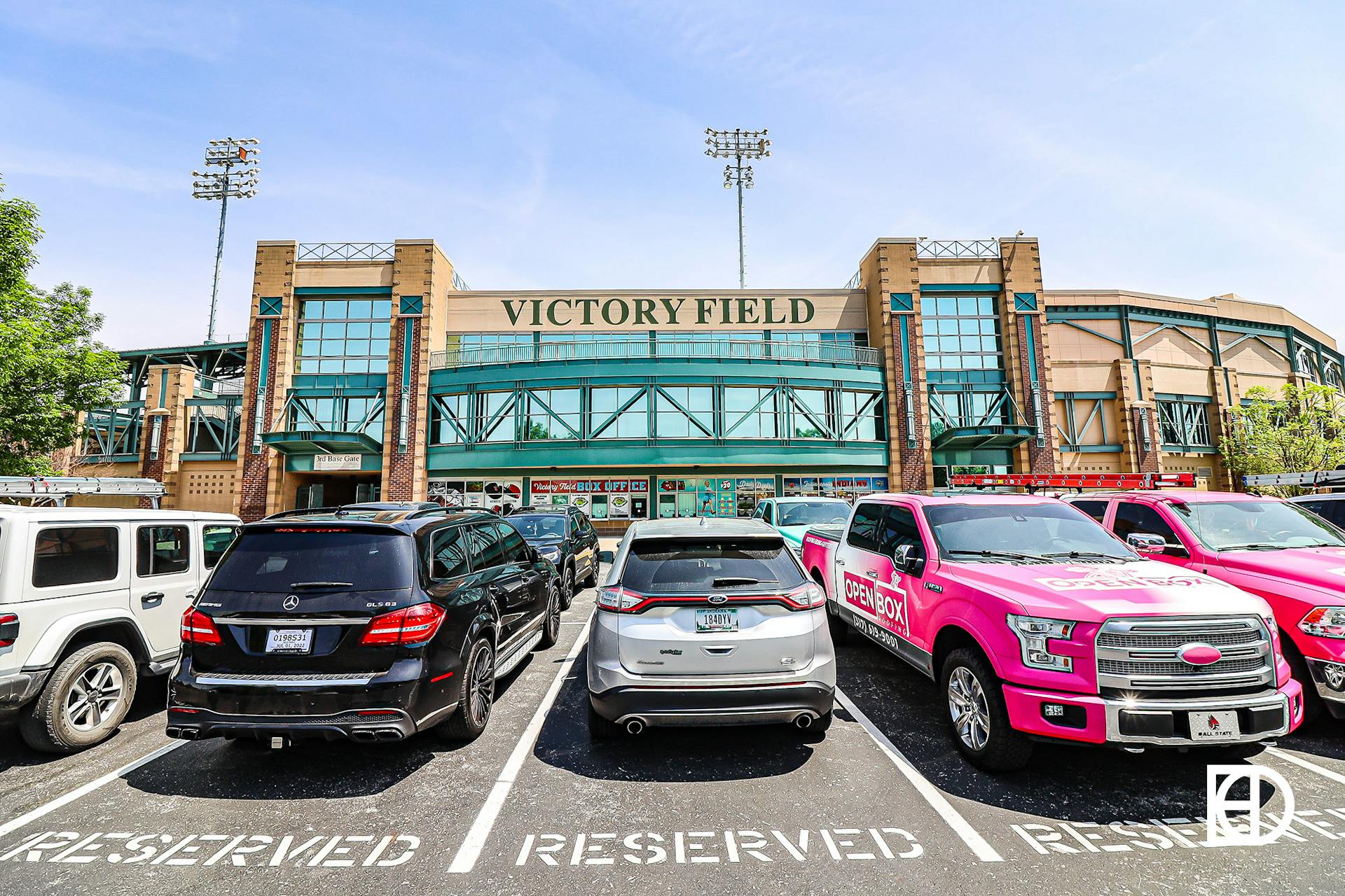 Photo of the entrance of Victory Field