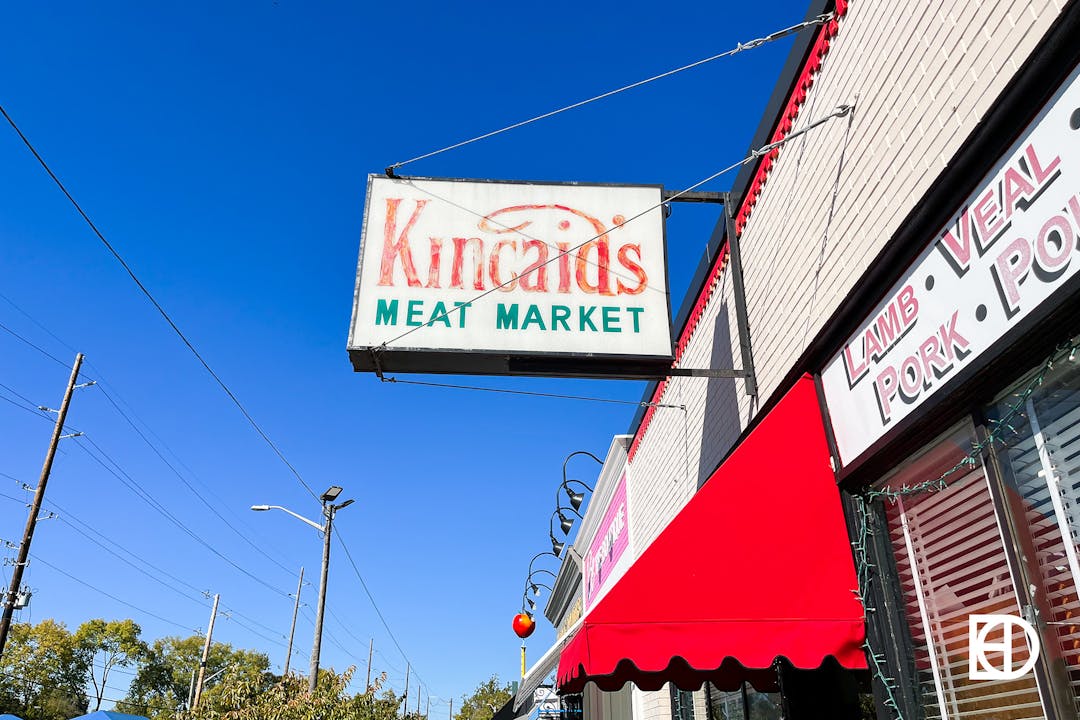 Photo of the exterior of Kincaid's Meat Market
