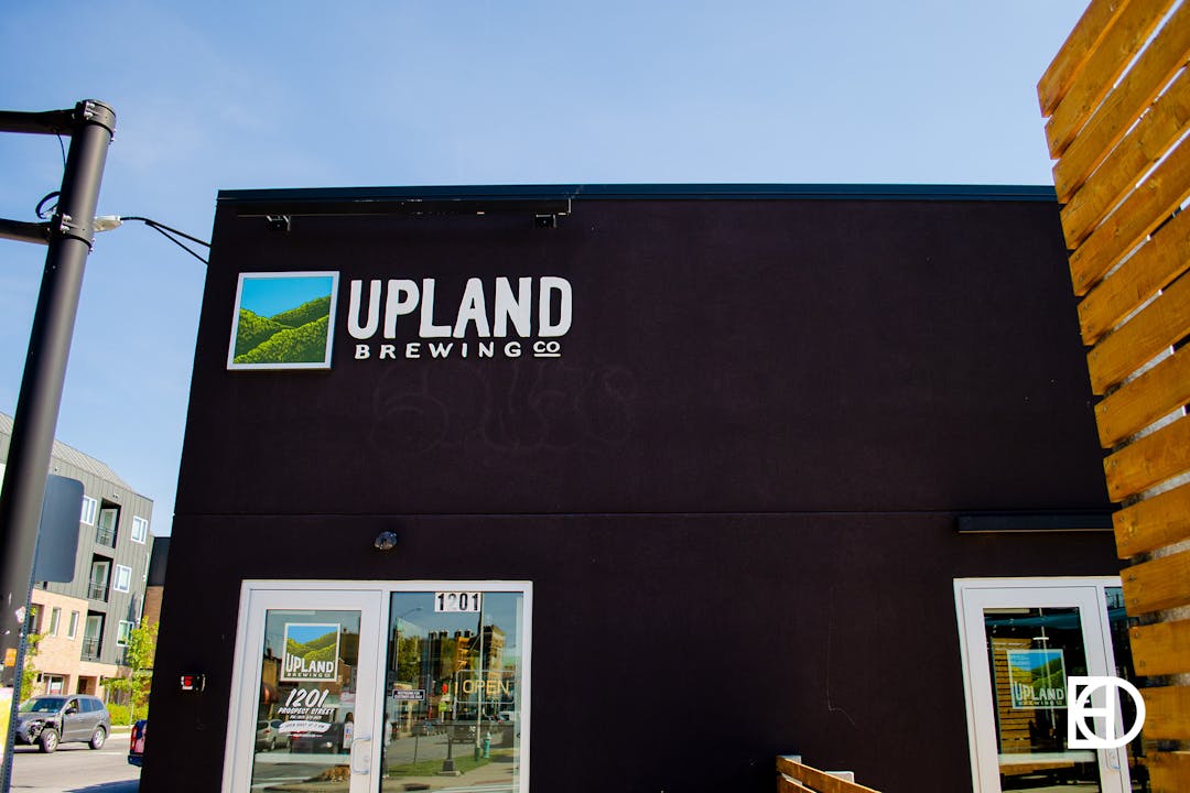 Photo of the exterior of Upland Brewing